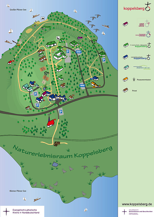 Übersichtskarte Koppelsberg